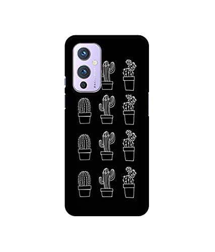 Image of Amazon Brand - Solimo Designer Cactus Design 3D Printed Hard Back Case Mobile Cover for OnePlus 9