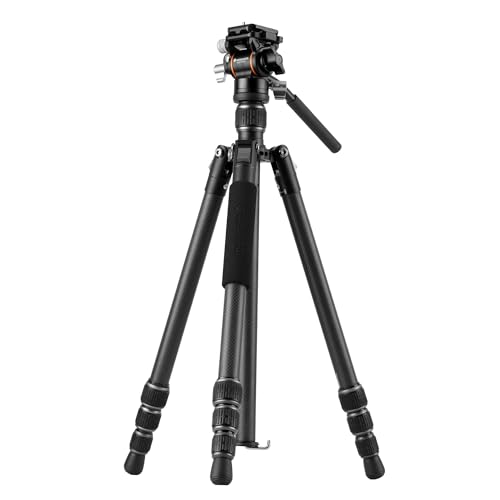 Trípode de carbono Vanguard Vesta GO 234CV10 con rótula de vídeo integrada