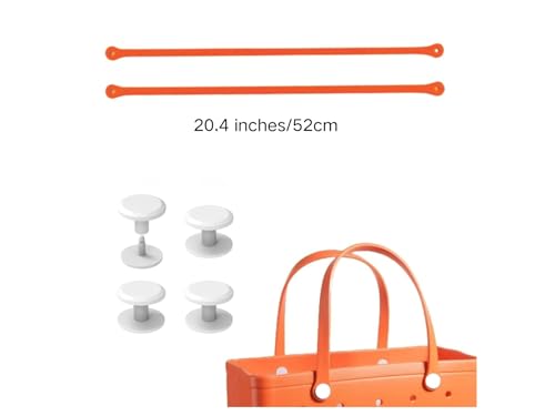 Image of Replacement Straps for S /M Rubber Beach Bag, Replacement Handles with 4 Snaps, EVA Bag Strap Replacement