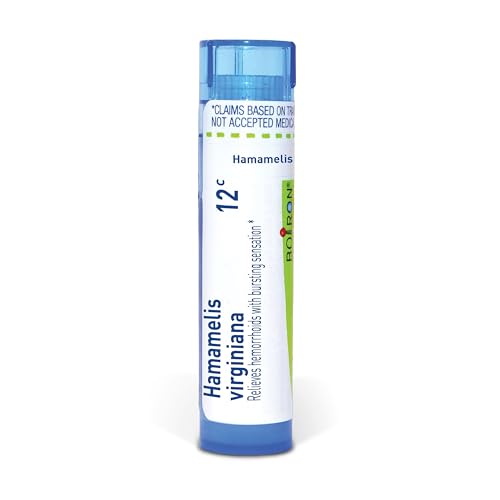 Boiron Hamamelis Virginiana 12C Homeopathic Medicine for Hemorrhoids - 80 Pellets