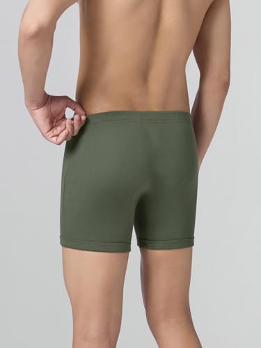 Image of XYXX Nova Cotton Boxer Brief for Men |Regular Fit with intellifresh No-Marks Waistband | Inner Elastic | Solid Underwear for Men