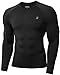 Roadbox Kompressionsshirt Herren Langarm, Atmungsaktiv, Schnell Trocknend, Funktionsshirt f&uuml;r Fitness, Fu&szlig;ball & Outdoord