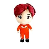 Peluche BTS J-Hope, Muñeco de Peluche Coleccionable, Traje Naranja con Alas, Cabello Rojo, Estilo Chibi K-Pop (J-Hope)