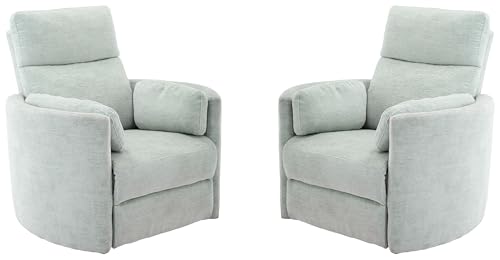 Parker Living Radius - Windstream Power Swivel Glider Recliner Two Pack for Adults with USB and Type-C Ports, Single Sofa Chair for Living Room