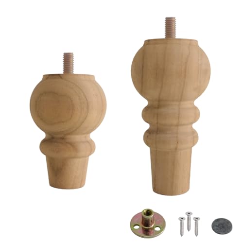 Wooden Sofa Leg and Furniture Leg Uncolored Ready to Polish 3 Inch