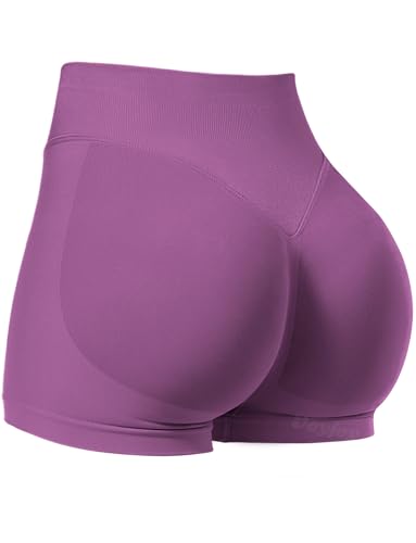 Image of VOYJOY Women Workout Impact Shorts 2.5 inch / 3.6 inch / 4.5 inch / 6 inch Scrunch Butt Booty | Tummy Control, High Waisted, Bike Short, Gentle Compression, for Women