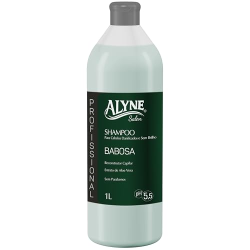 Alyne, Shampoo para cabelos, Babosa, 1 Litro, Verde