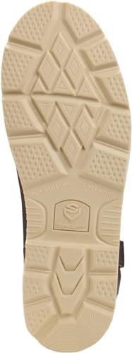 SUREWAY Mens 10 in Soft/Steel Toe Waterproof Wellington Boot,Heavy Duty Pull On Work Boots for Men,Full Grain Leather,Goodyear Welted,Superior Slip Resistant,Waterproof Soft Toe Dark Brown,Size 10.54