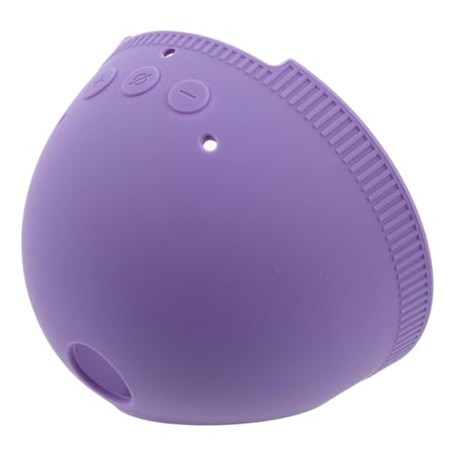 Funda de silicona para altavoz ABOOFAN con cubierta integral anticaídas en color púrpura