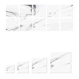 faience murale metro 🌸MATERIAUX : La surface de l'autocollant pour carrelage est fixée avec un film protecteur, un matériau PVC brillant épais, auto-adhésif, imperméable et résistant à l'humidité.