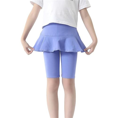 Girls Knee-Length Leggings with Ruffle Tutu Skirt Toddler Kids Summer Skirt Pants Stretchy Athletic Bottoms Outfits2