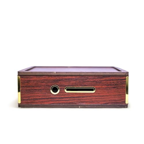 Image of Fiddlys Wooden Money /Piggy Bank, Money Coin for Kids /Children, Savings Challenge Cashbox, Cash Vault Savings Box,Coin Piggy Bank (Wood, Rs 50,000) Reusable /Interchangable
