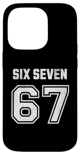 67 Six Seven Sport Design on Back. 6 7 Meme Men Women Kids X}zP[X iPhone 14 Pro p