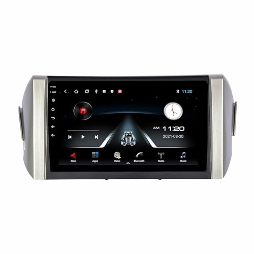 Image of BASSOHOLIC 9 inch Android 14 Car Stereo for Toyota Innova Crysta | 4GB+64GB | CarPlay & Android Auto | Full HD Touch | WiFi | GPS | Bluetooth | DSP Sound | Reverse Camera | Frame | 1 Year Warranty