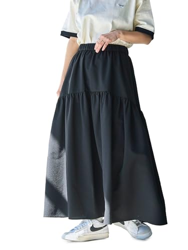 コーエン] シアサッカーティアードフレアスカート 76706430202