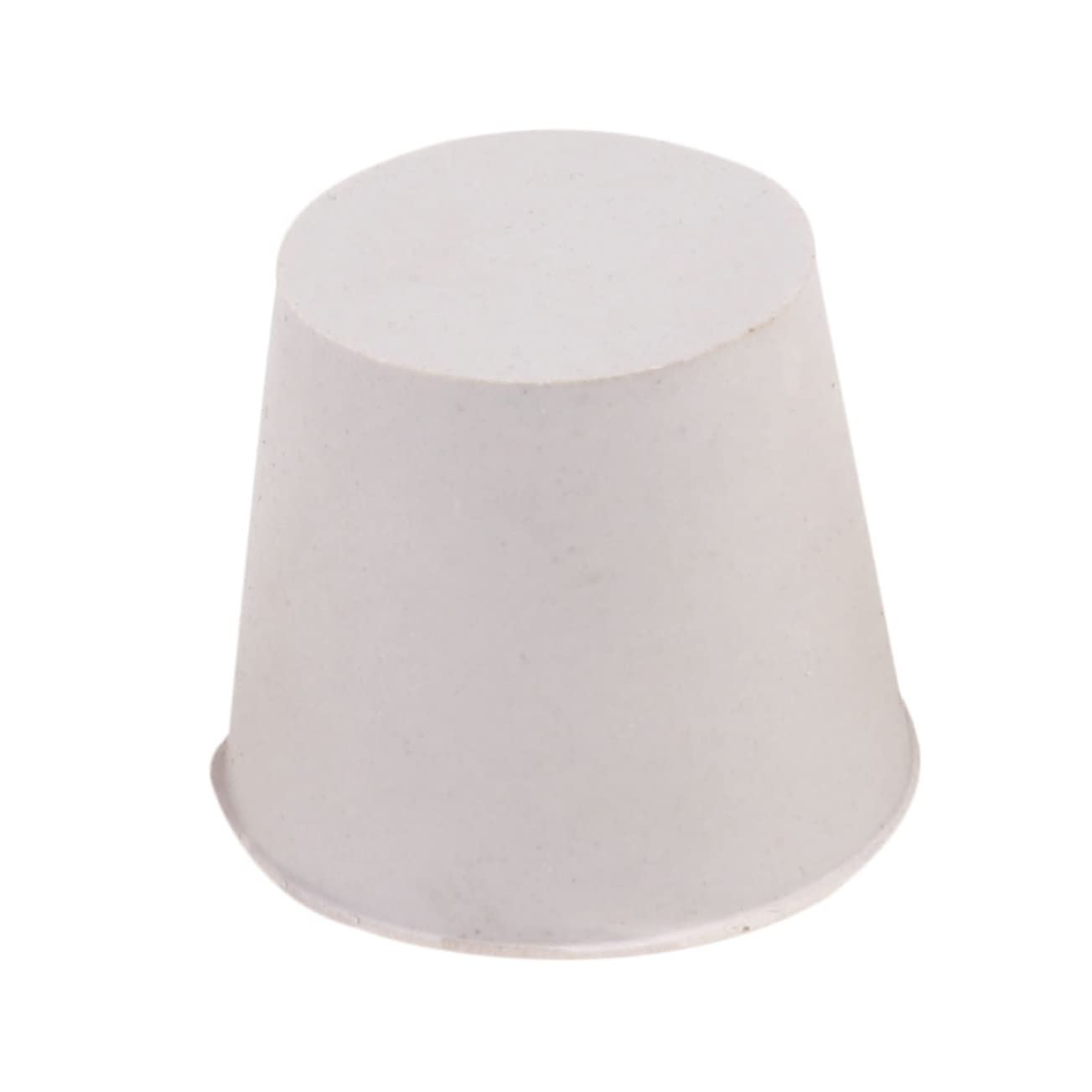 Unomor 20Pcs Solid White Rubber Stoppers Multi Purpose Tube Plugs Laboratory Sealing Caps Random Color for Secure Airtight Seals Random Color