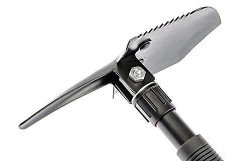 Mini pala plegable 3 en 1 de 16 pulgadas con sierra y pico miniatura 2