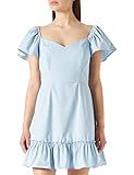 Robe femme casual Naf Naf TEMA R2 Robe, Bleu Shirting, Taille 36 FR/34 EU, Femme