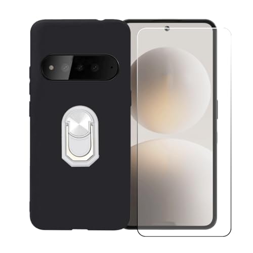 CongJiaLingXi �P�[�X �K�p �� Brain Natural AI Phone BGX5 (6.77") �����O�T�|�[�g+ �����K���X�X�N���[���v���e�N�^�[�A�_��ȃV���R�[���V�F���o���p�[TPU�ی�J�o�[�������,��