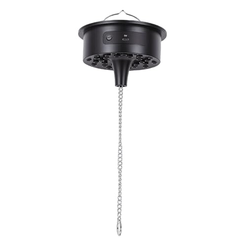 Motor rotatorio para bola espejada Fabater con luces, motor para bola espejada alimentado por batería con control remoto y múltiples efectos de luz para fiestas y bodas miniatura 1