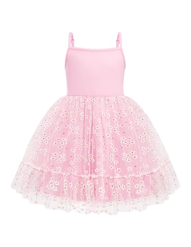 Arshiner Baby Girls Tulle Dress Pink Tutu Party Princess Dresses Formal Photoshoot Outfit Spring Clothes 2t