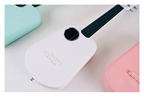 KERREY Ukulélé Soprano Populèle 2 LED Bluetooth 23 Pouces USB Smart UKULLEE App Contrôle du Concert Bluetooth Saxophone Ukulele Ukulele Musical Instrument Ukulélé Voyage (Color : White) - Les Beatles, Paul McCartney, John Lennon, RIngo Starr, George Harrison KERREY Ukulélé Soprano Populèle 2 LED Bluetooth 23 Pouces USB Smart UKULLEE App Contrôle du Concert Bluetooth Saxophone Ukulele Ukulele Musical Instrument Ukulélé Voyage (Color : White) – Image 3