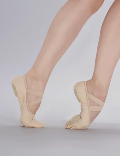 Image of Dayrose Women Ballet Shoes, Highly Stretchy Split Sole Ballet Flats for Women
