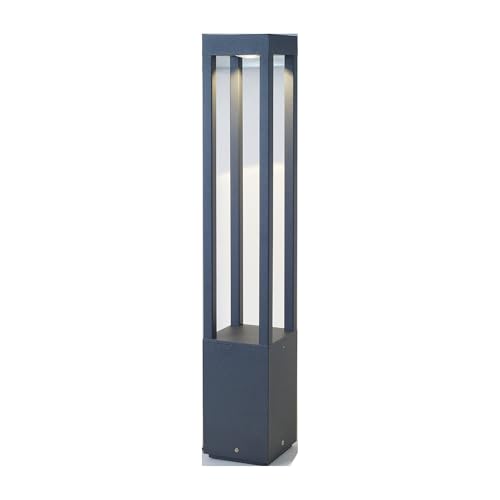 Lampe balise gris foncé AGRA 650 éclairage extérieur étanche borne jardin