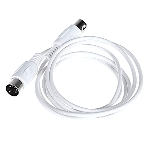 Milisten Music Editing Cord Electronic B Coiled Patch Wire White