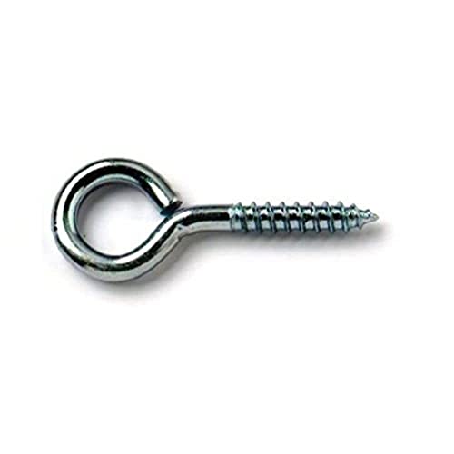 Bulk Hardware Bh04833 25 mm Pitons à vis – Argent (lot de 20), argent, BH04833