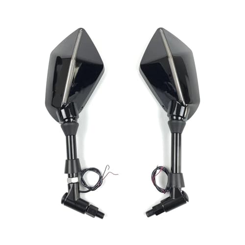 Rétroviseurs Moto avec Lumière Évitez les Collisions - Rétroviseur Universel 10mm R1200GS