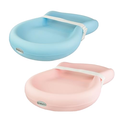 Image of Keekaroo Peanut Changer Baby Pink– The Original Made in USA Easy-to-Clean Changing pad and The only Shell Over Foam, Fully impermeable to Fluid - Limited Edition Color