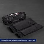 Titan Fitness 25-75 LB PRO Strongman Sandbags, Double Layer, 1050D Cordura, Black, Carry Home Gym Training - Image 3