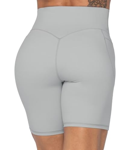 Image of Sunzel Women's Biker Shorts in High Waist Tummy Control with Deep Pockets | 3, 5 Or 8-Inch Inseam, High Waisted, No Front Seam, Side Pockets, Buttery Soft, Compression Fit, Squat Proof, Tummy Control