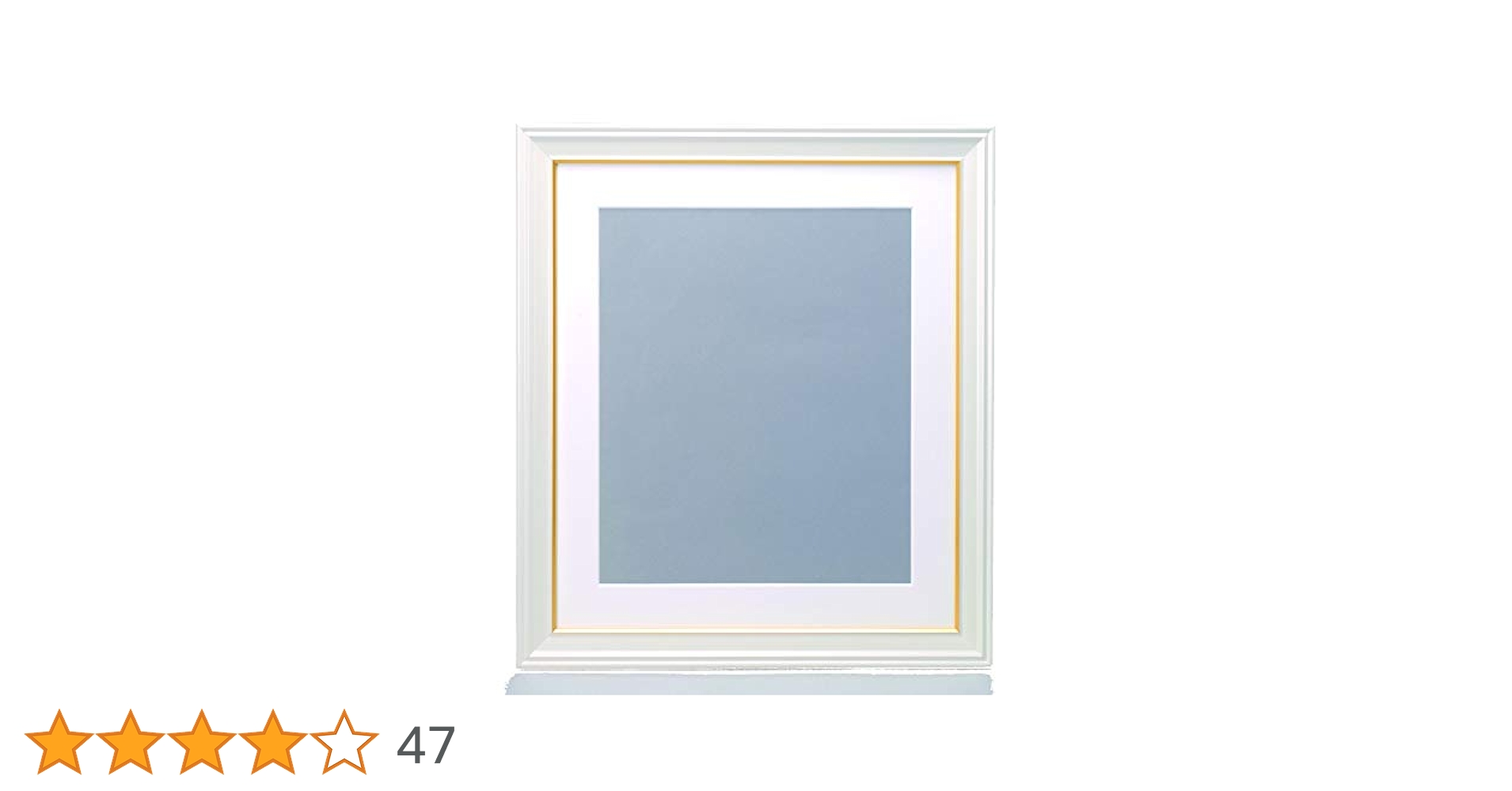 Amazon | FUJICOLOR 額縁 肖像額 パールホワイト 4切 木製