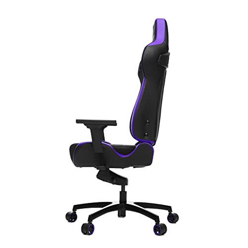 Cadeira Gamer Vertagear Racing Series P-Line PL4500 Coffee Fiber With Silver Embroirdery (LED/RGB Up