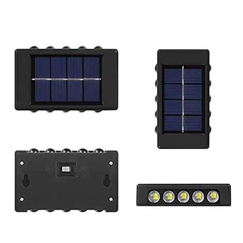 Lampe solaire extérieure anti-zone d'ombre applique murale étanche pour sécuriser l'entrée