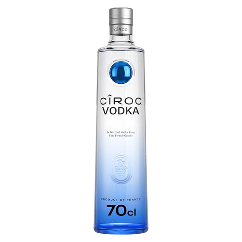 Cîroc Premium Vodka | 40% vol | 70cl | Distilled 5 Times | Exceptionally Smooth | Fresh Citrus Flavour | Packaging May Vary