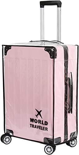 Rf Reenfaya Suitcase Cover Luggage Protector Covers Clear Luggage Cover Pvc Suitcase Luggage Cover Waterproof Luggage Case Thicken Suitcase Protector Cover (30Inch) #TOP22
