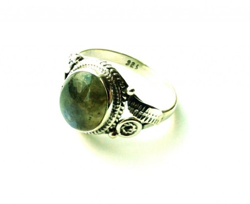 Shanya SS64 - Anello etnico in argento puro con