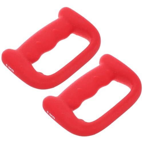 Haltères de boxe musculation à domicile fitness 0,5 kg rouge pack de 2