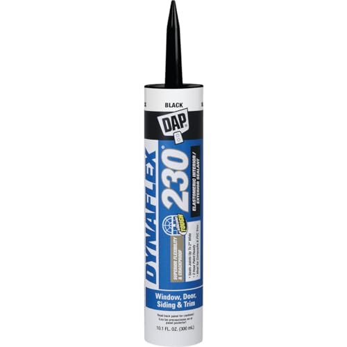 DAP 18280 Dynaflex 230 Premium Indoor/Outdoor Sealant, 10.1 fl oz Capacity, Black (Case of 12) image 3