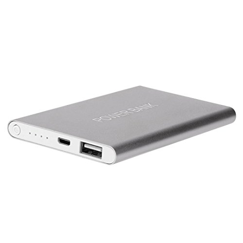 Culater® Ultrathin 12000mAh Portable USB Chargeur de Batterie Externe Banque de Puissance pour Téléphone Portable (Argent)
