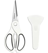 Kitchen Scissors with Magnetic Holder Heavy Duty Magnetic Scissors for Fridge, Kitchen Shears Mag...