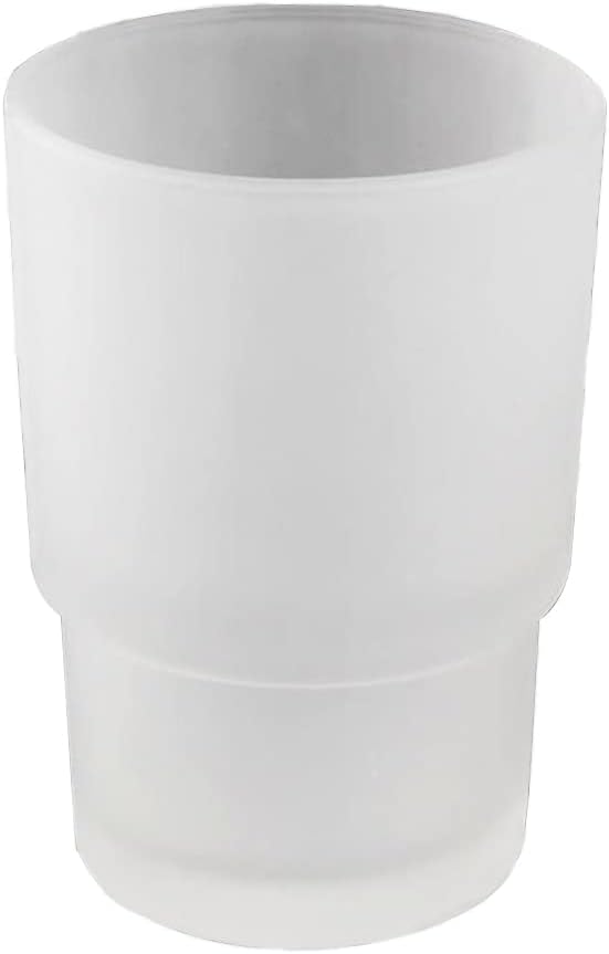 XVL Tumbler Bathroom Frosted Glass Toothbrush Holder Cup Replacement XL40