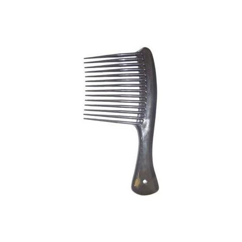 Large Tooth Shampoo Detangling Comb Rack Hair Comb (Black) Cover