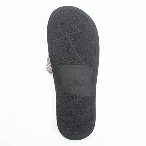 Roxoni Unisex Slippers For Men – Plush Slippers For Men Open Toe House Slippers For Superior Comfort – Cozy Soft & Durable Design – Versatile & Colorful Slides Sandals Black #TOP4