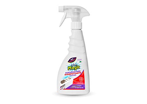 Mister Magic, Sgrassatore Disinfettante Cucina, Rimuove lo Sporco, per Superfici Brillanti, Formato da 550 g
