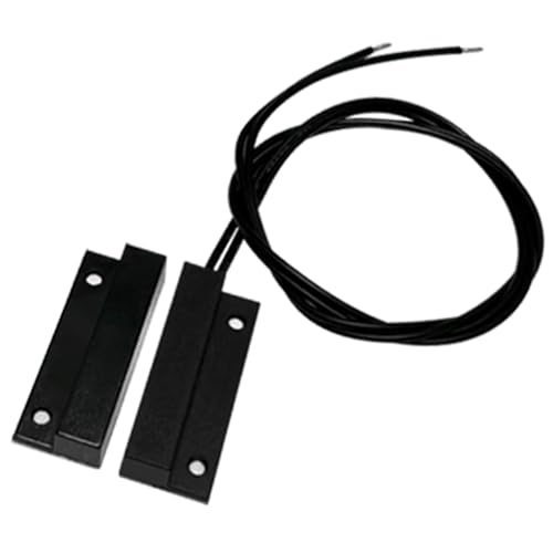Image of 5 Sets Surface Mounted NC Magnetic Contacts Switch for Door /Window Alarm System with Double Side Tape (Black)