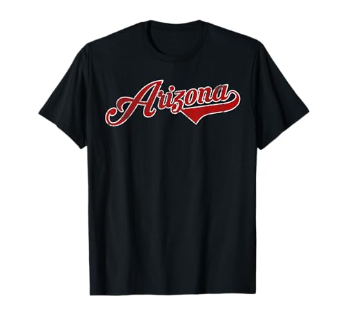 Arizona Baseball Distressed Retro Vintage T-Shirt